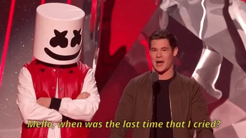 adam devine mello when was the last time that i cried GIF by iHeartRadio