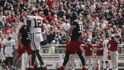 Cincinnati Football GIF by Cincinnati Bearcats