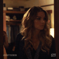 eugene levy alexis rose GIF by Schitt's Creek