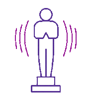 Gold Trophy Sticker by Promax TV