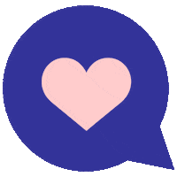 I Love You Heart Sticker by Studio Mockingbird