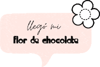 Flower Sticker by Flor de Chocolate