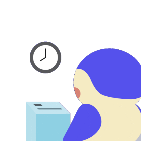 Work Time Sticker by Finch Care