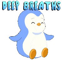 Chill Breathe Sticker by Pudgy Penguins