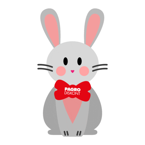 Bunny Easter Sticker by PAGRO DISKONT