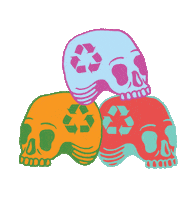 theveilbrewing beer skull craftbeer brewery Sticker