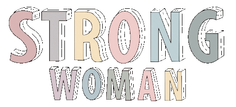 Strong Woman Sticker by CBybeeVirtualSolutions