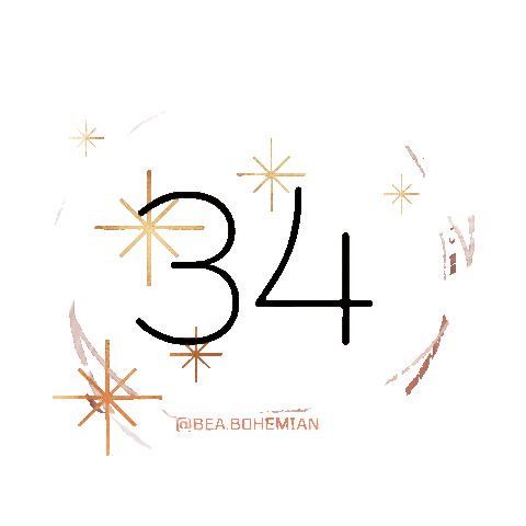 Stars Gold Sticker