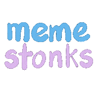 SweetiepaperShoppe stocks stonks hand written sweetiepaper shoppe Sticker