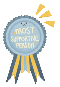 li-ttlethoughts friends winner doodle proud Sticker
