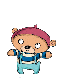 Leylek ayıcık simbi leylekçocuk Sticker