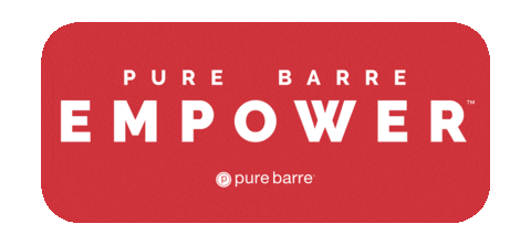 Empower Sticker by Pure Barre