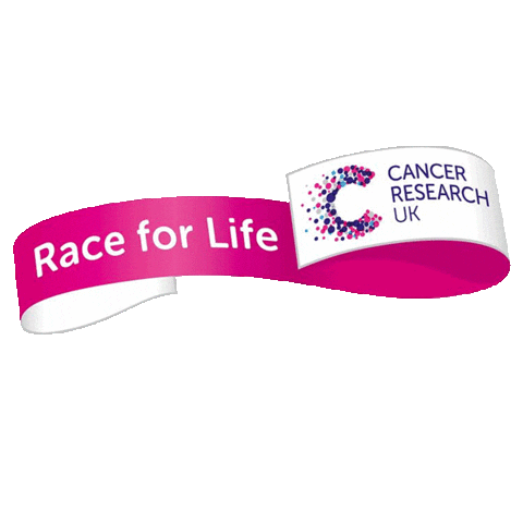 cancer research running Sticker by Cancer Research UK Race for Life