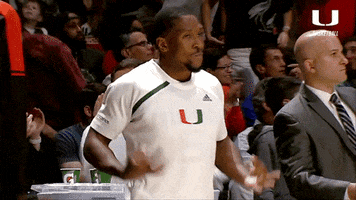 College Sports Basketball GIF by Miami Hurricanes