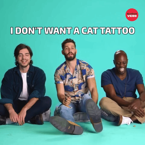 No cat tattoo