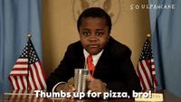 Thumbs Up For Pizza