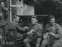 NationalWWIMuseum music black and white piano military GIF