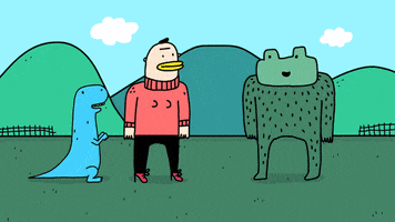 LuizStockler animation lol friends blue GIF