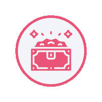 Atlantbh gold pirate treasure chest Sticker