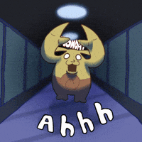Scared I Hate Mondays GIF by Saku Monsters