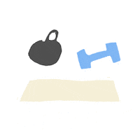 fripkorea workout excercise 운동 헬스 Sticker