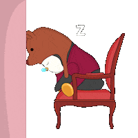 Tired Good Night Sticker by Pudgy Penguins