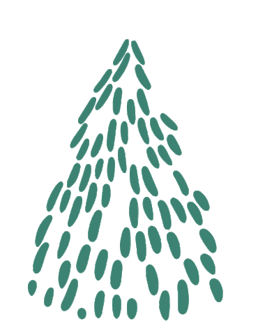 beautybyearth sticker holidays christmas tree beautybyearth Sticker