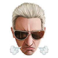 Poker Face Reaction Sticker by GGPoker