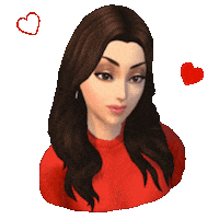 In Love Heart Sticker