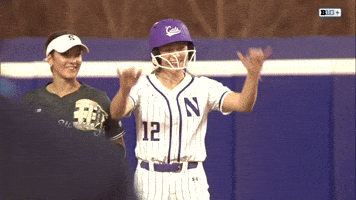 Chill Softball GIF by Northwestern Athletics