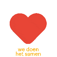 Heart Working Together Sticker by Randstad Nederland