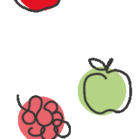 Fruits Sticker by BVK Students Hannover