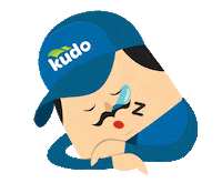 tired good night Sticker by Kudo Indonesia