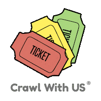 CrawlWithUs crawlwithus halloweenbarcrawl Sticker