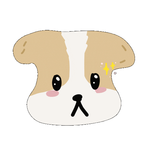 mytime97 dog puppy drawing cute dog Sticker