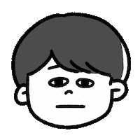 face man Sticker by horahareta13