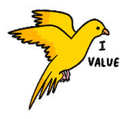 Bird Sticker by chiara