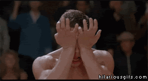 writing freaking out GIF