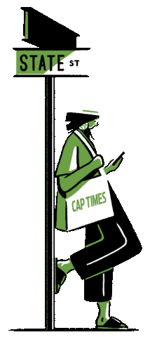 Wisconsin Newspaper Sticker by Cap Times