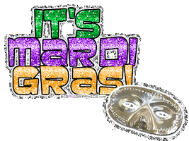 Mardi Gras Sticker