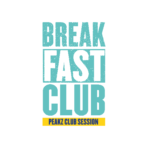 Club Breakfast Sticker by PeakzPadel
