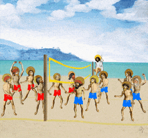 beach volleyball GIF by Scorpion Dagger
