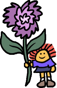 Flower Sticker by Ruppert Tellac