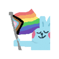 Lgbt Pride Pixel Sticker