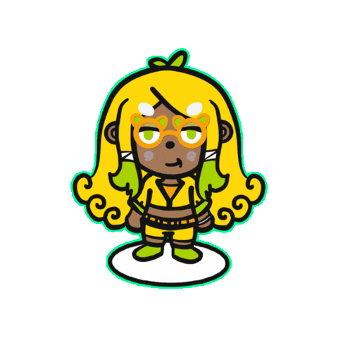 Happy Girl Sticker