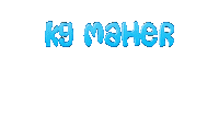 Kg Maher Sticker by techshida