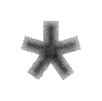 Text Star Sticker