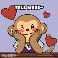 In Love Flirt GIF by Wise Monkey Meme