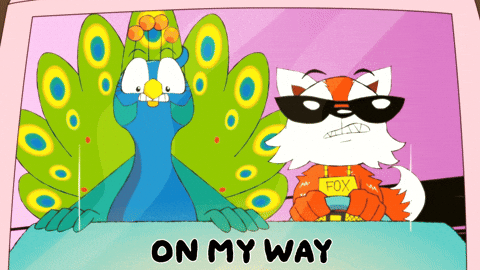 On My Way Burn GIF by VeeFriends