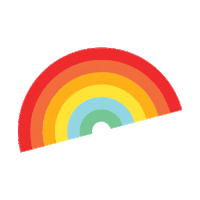 Rainbow Sticker by Lepa afna
